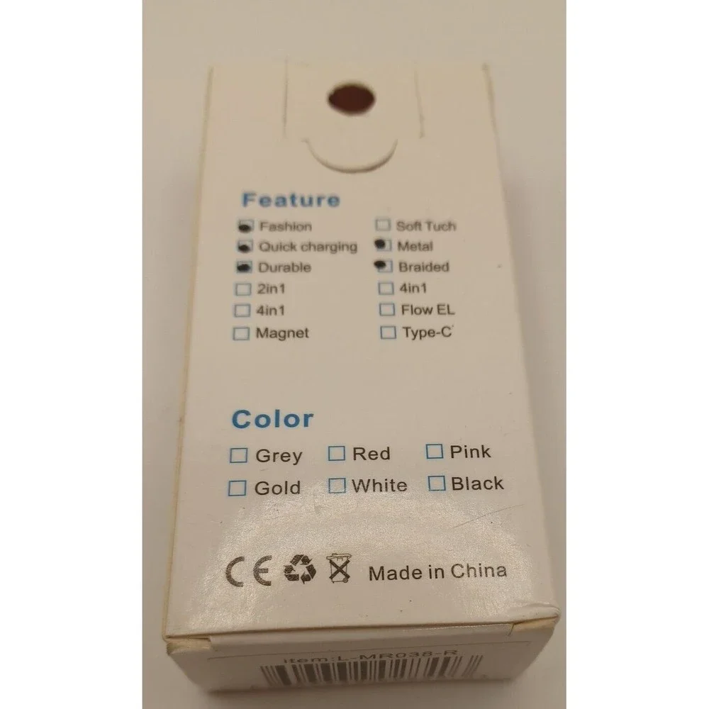 Metal Nylon Braided USB Charger Cable for iPhone XR XS Max X SE 2nd 8 7 6 5